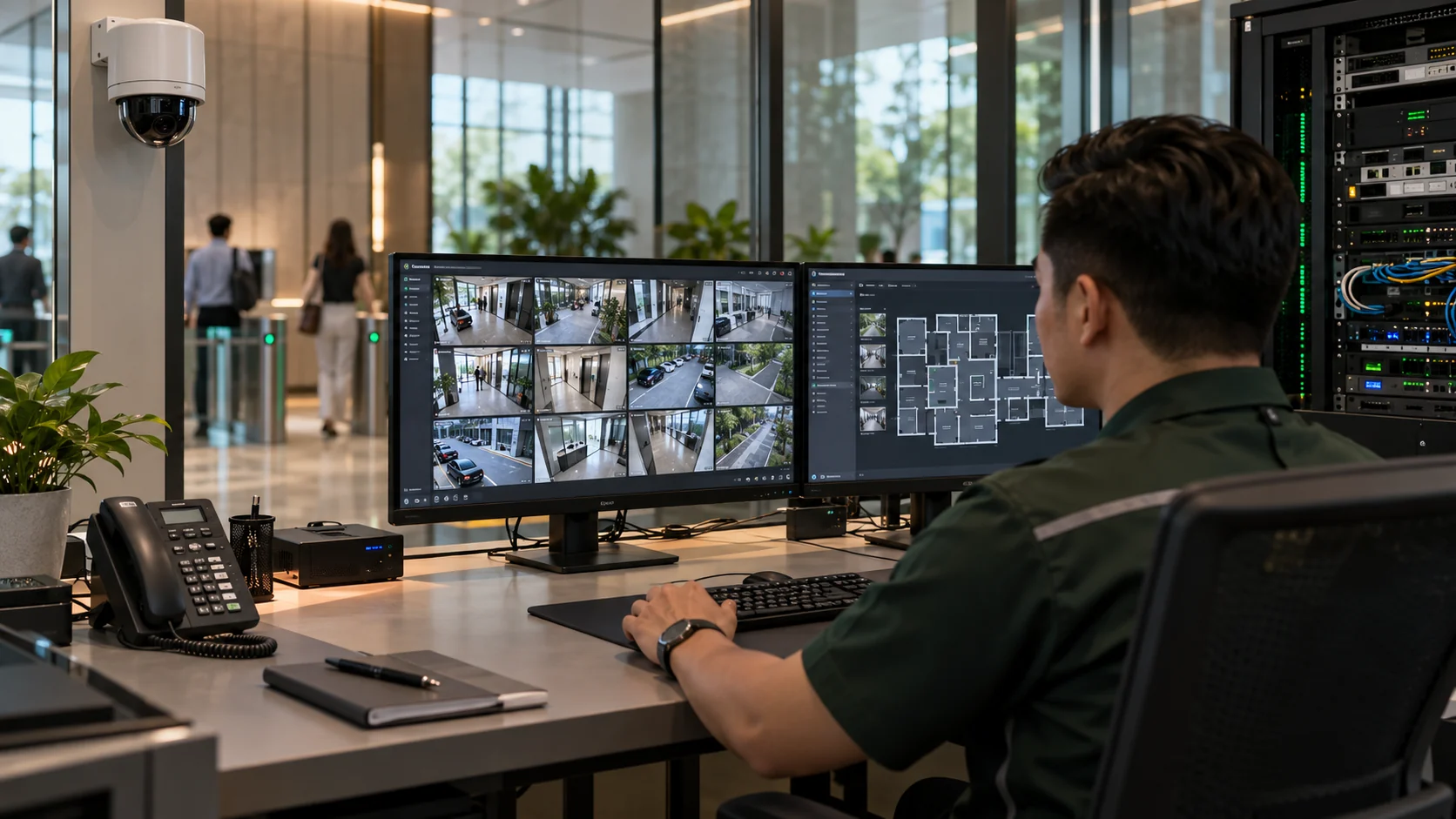 Video, configured analytics and operator assessment